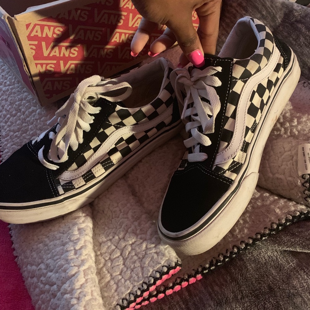 “Checkerboard” Vans.
